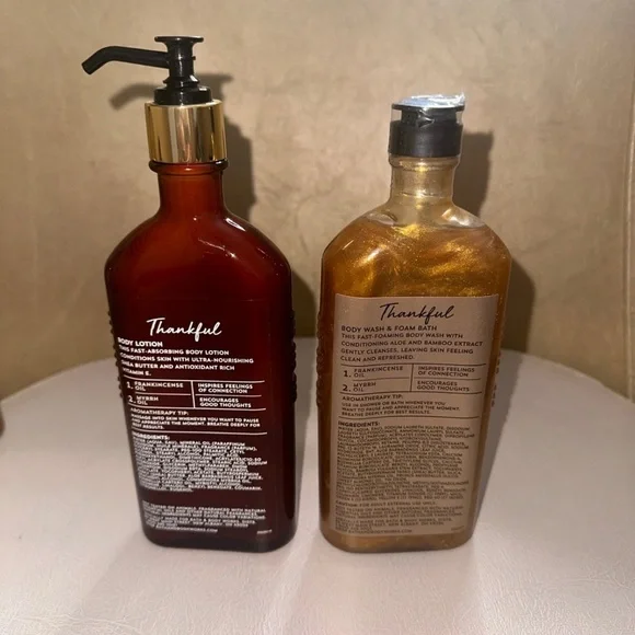 Aromatherapy thankful bodycare set